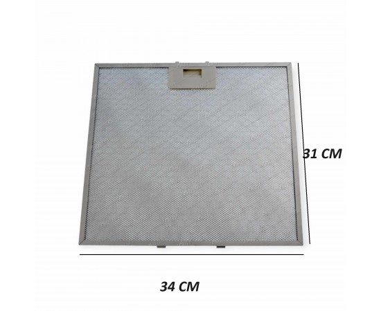 34.00 x 31.00 cm Aspiratör & Davlumbaz Metal Yağ Filtresİ