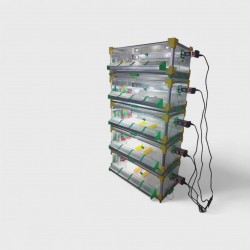  Profesyonel Civciv Büyütme ve Gelişim Kafesi DK-Pro-220/5  25 Cm 