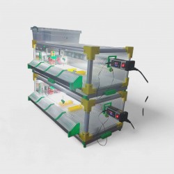  Profesyonel Civciv Büyütme ve Gelişim Kafesi DK-Pro-220/2  25 Cm 