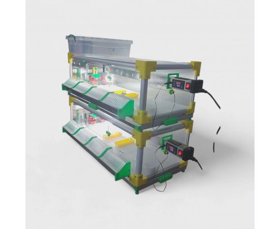  Profesyonel Civciv Büyütme ve Gelişim Kafesi DK-Pro-220/2  25 Cm 