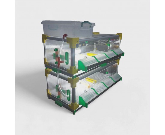  Profesyonel Civciv Büyütme ve Gelişim Kafesi DK-Pro-220/2  25 Cm 