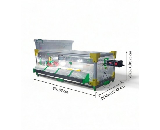  Profesyonel Civciv Büyütme ve Gelişim Kafesi DK-Pro-220/3  25 Cm 