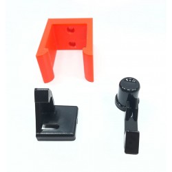 Fantom Pratik P1200 Dik Süpürge Duvar Askı Aparatı Tırnak Takımı Hediyeli (Kırmızı)